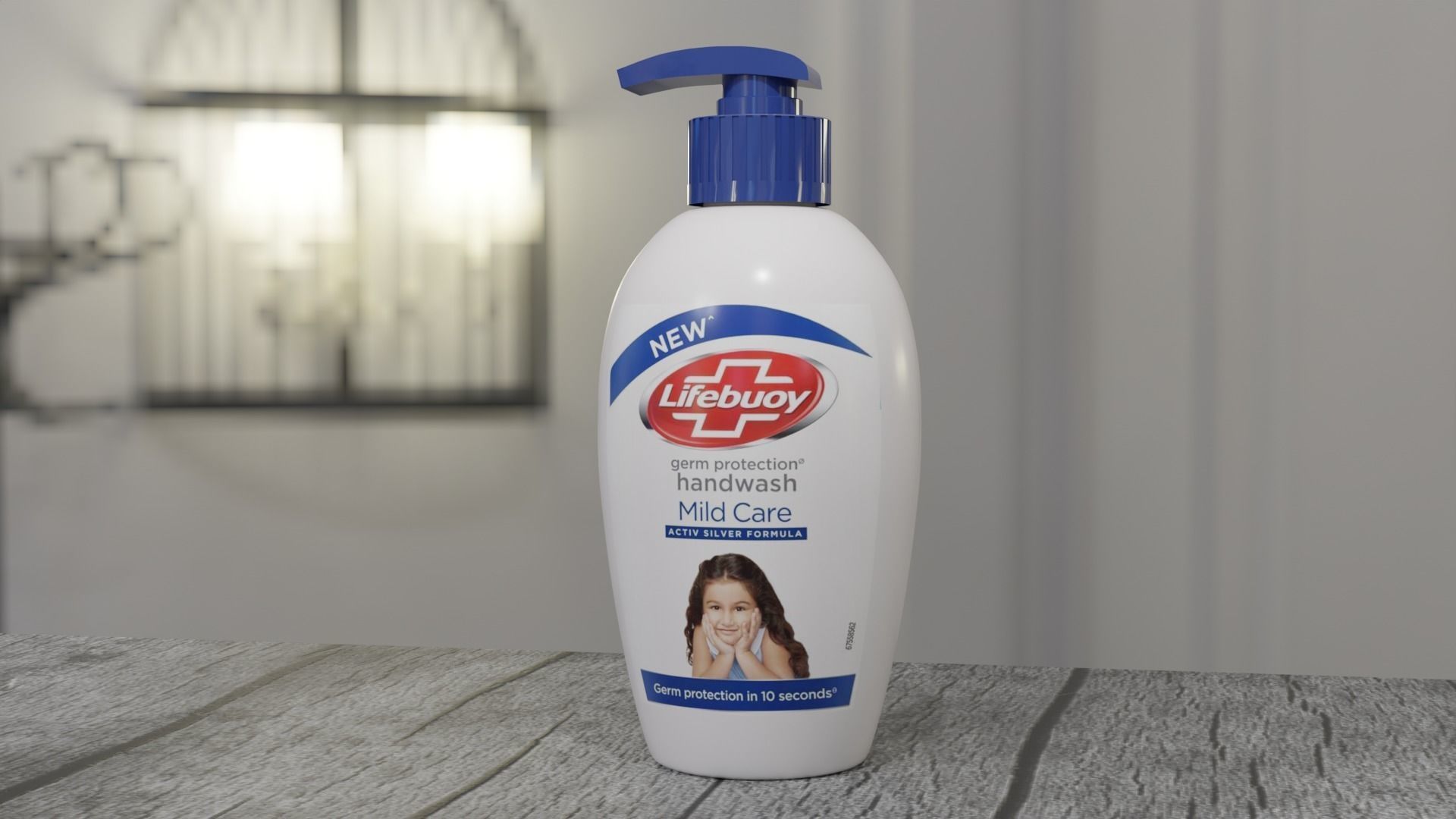 Lifebuoy Hand Wash 3D Model - Blender Cycles Rende 3D model_1