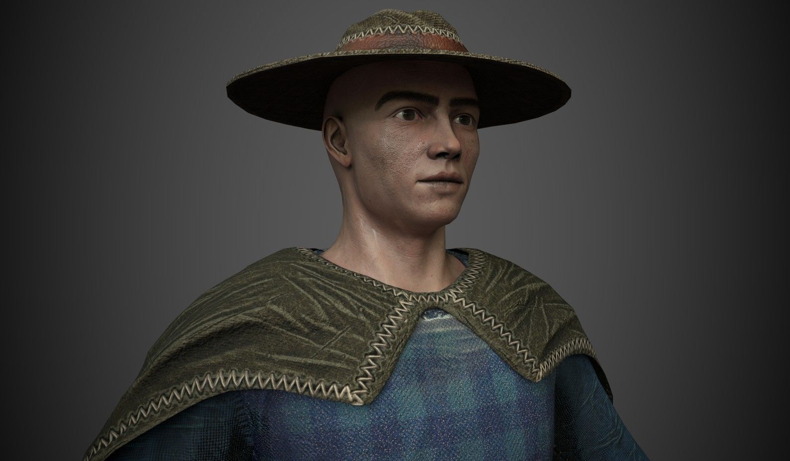 shepherd 2 Low-poly 3D model_3