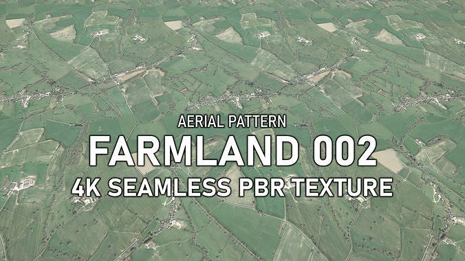 Seamless PBR Farmland - 002 Texture