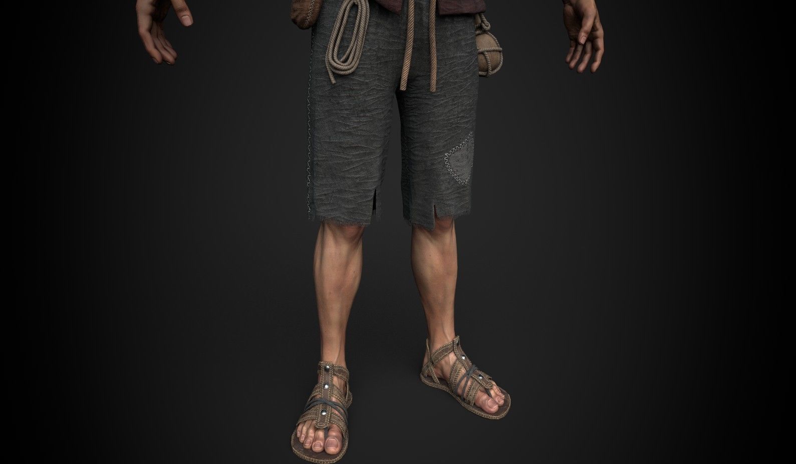 Thief Low-poly 3D model_4