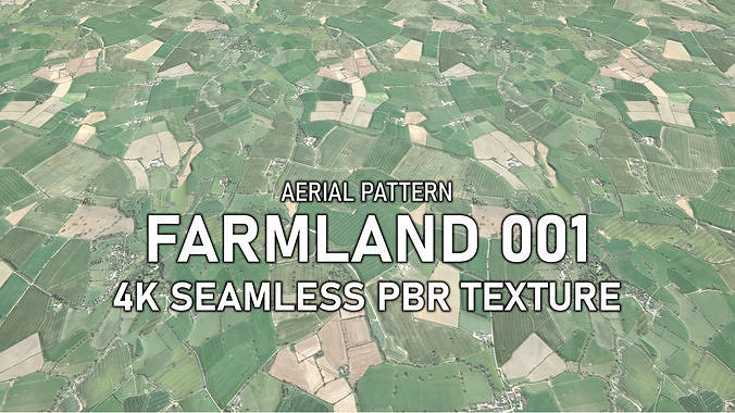 Seamless PBR Farmland - 001 Texture