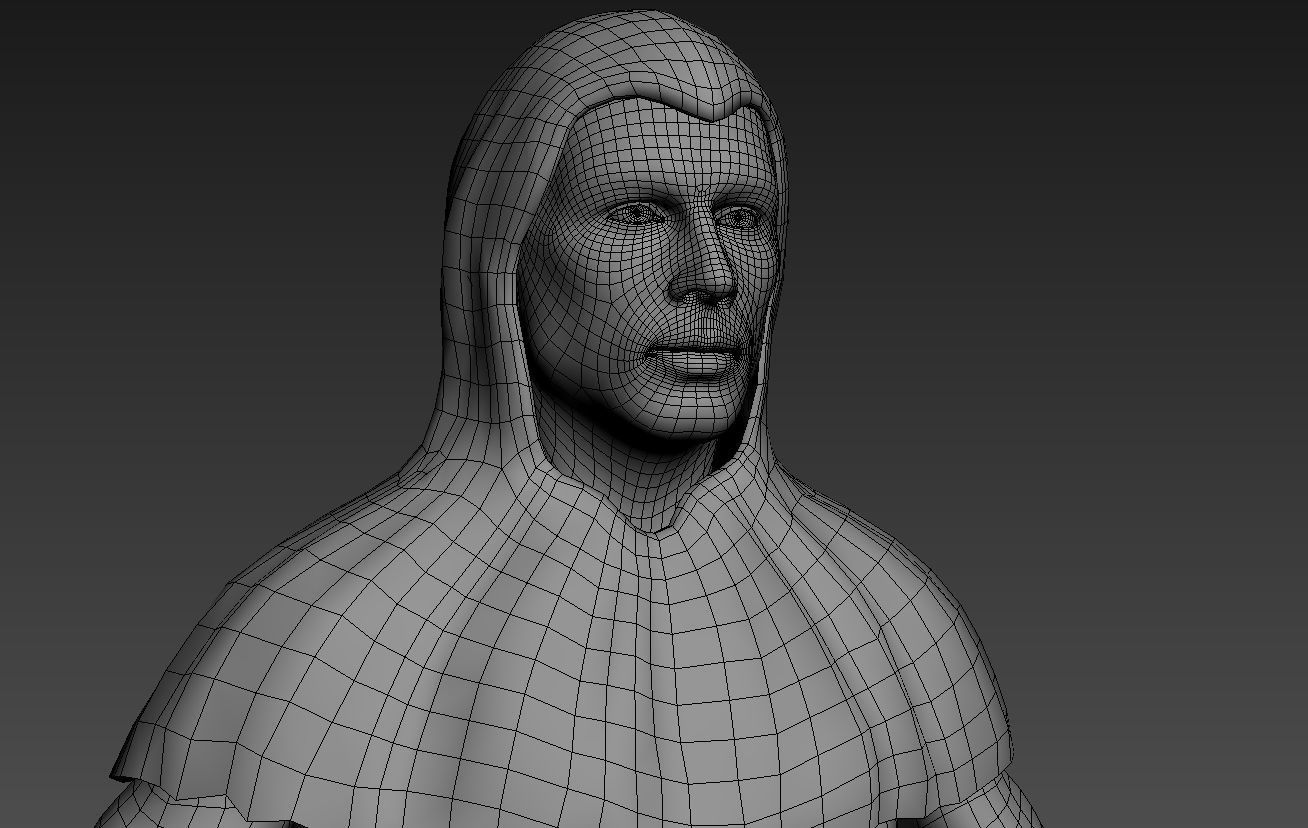 Transport Worker Low-poly 3D model_6