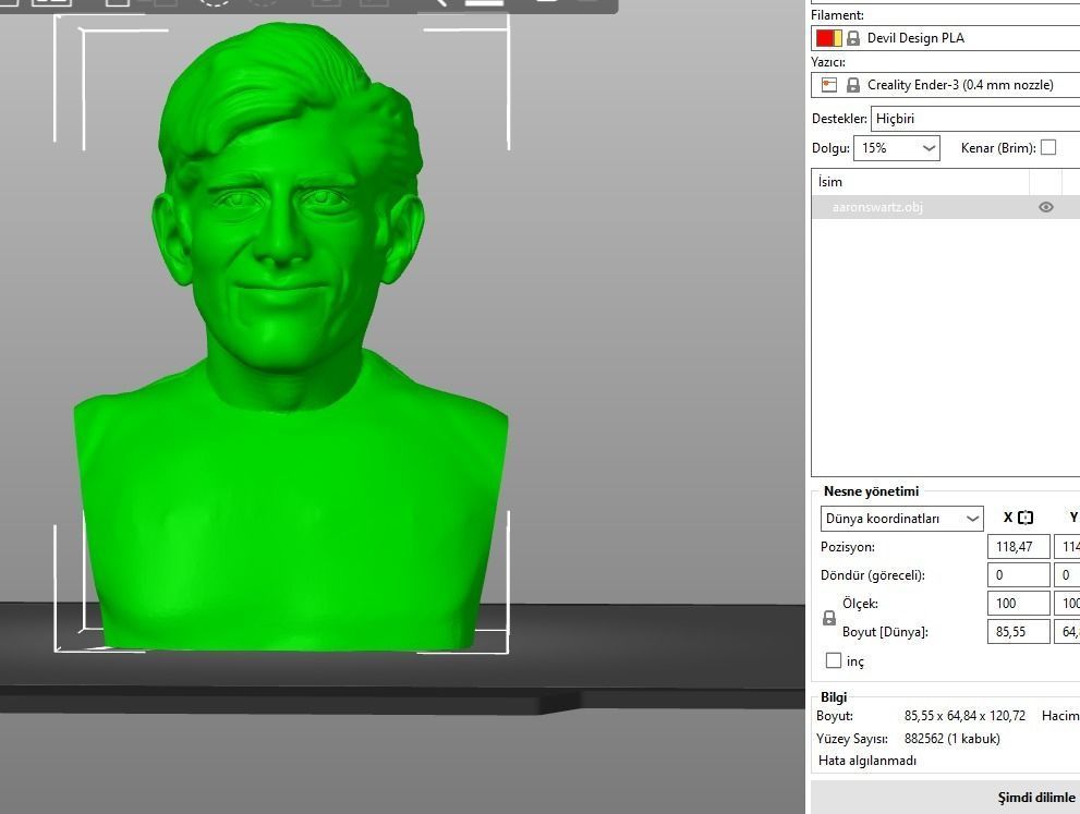 Aaron Swartz 3D print model_12