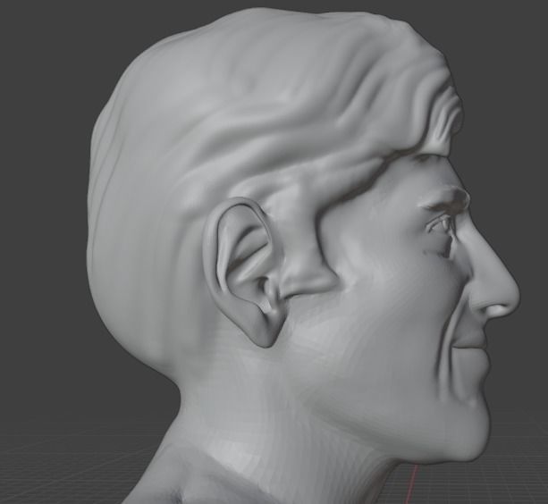 Aaron Swartz 3D print model_4