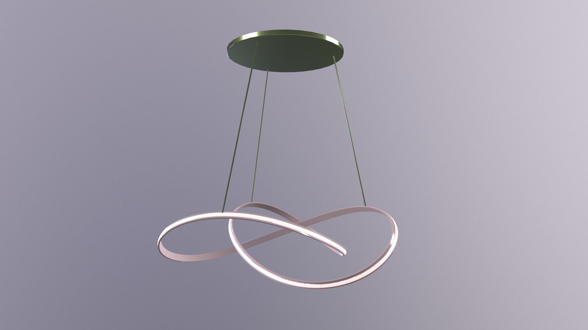 Chandelier art interior design 3D model_5