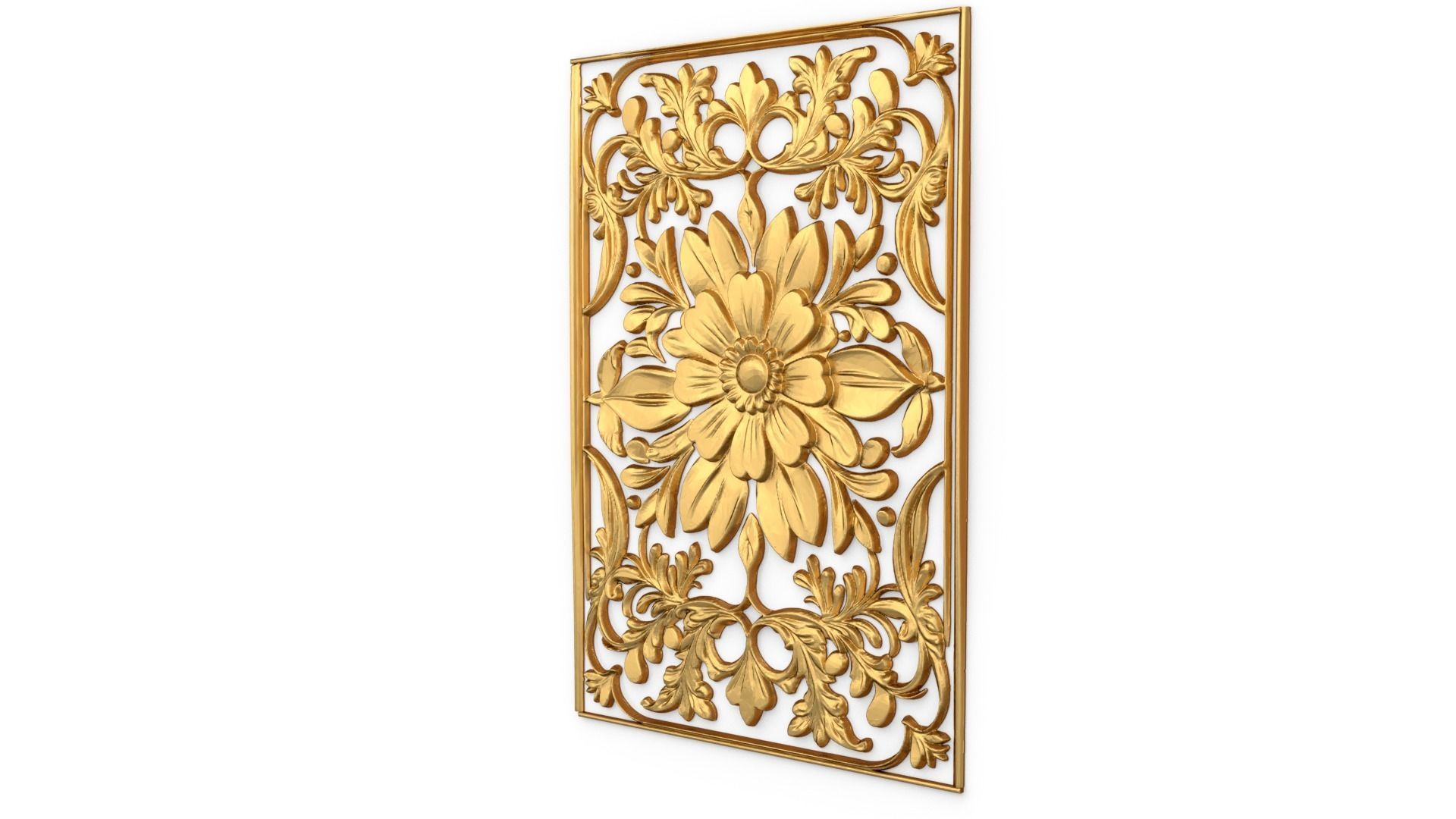 classical door decor 14 3D model_2