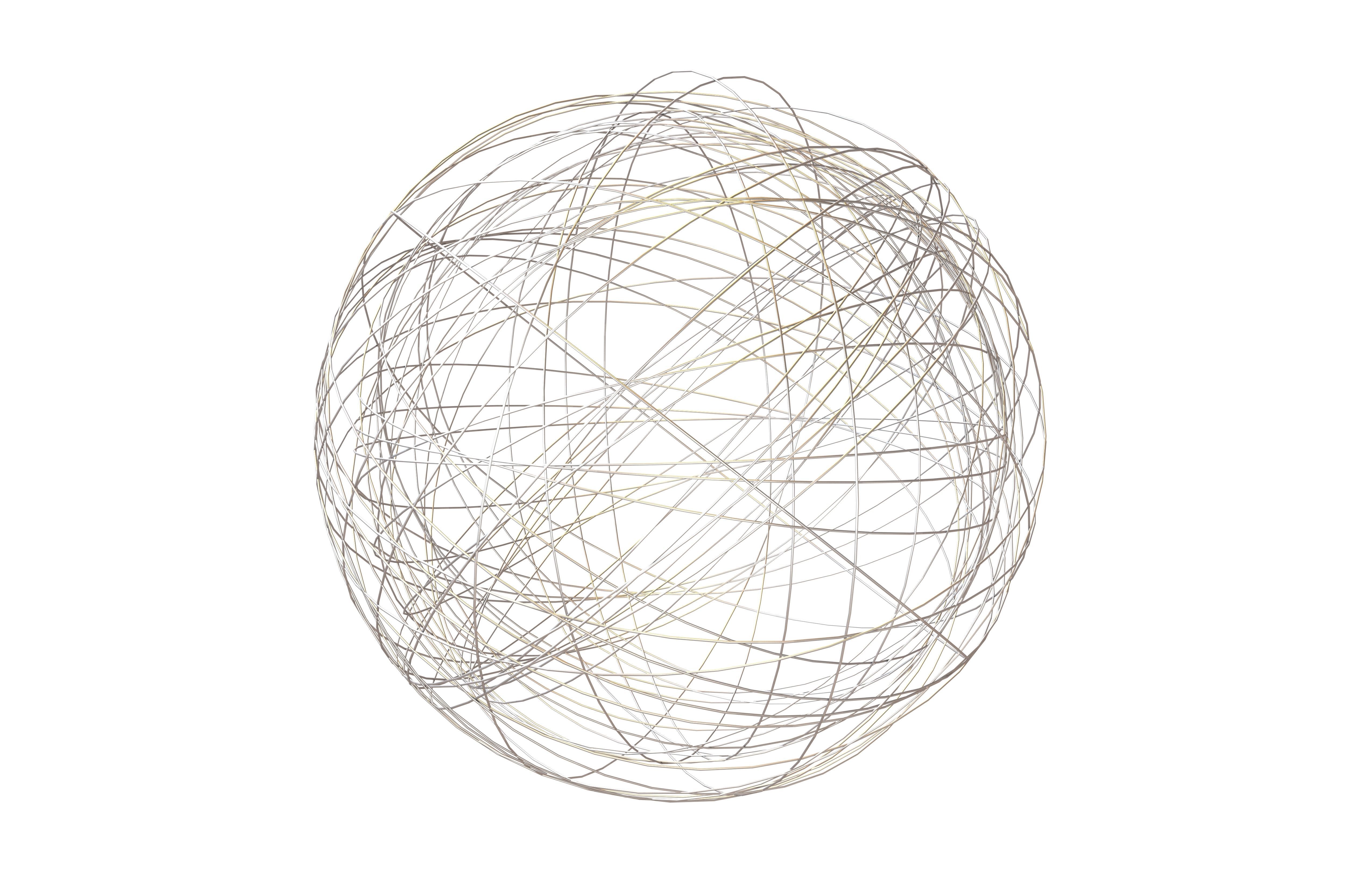 Abstract Sphere Ball v6 002 Low-poly 3D model_2