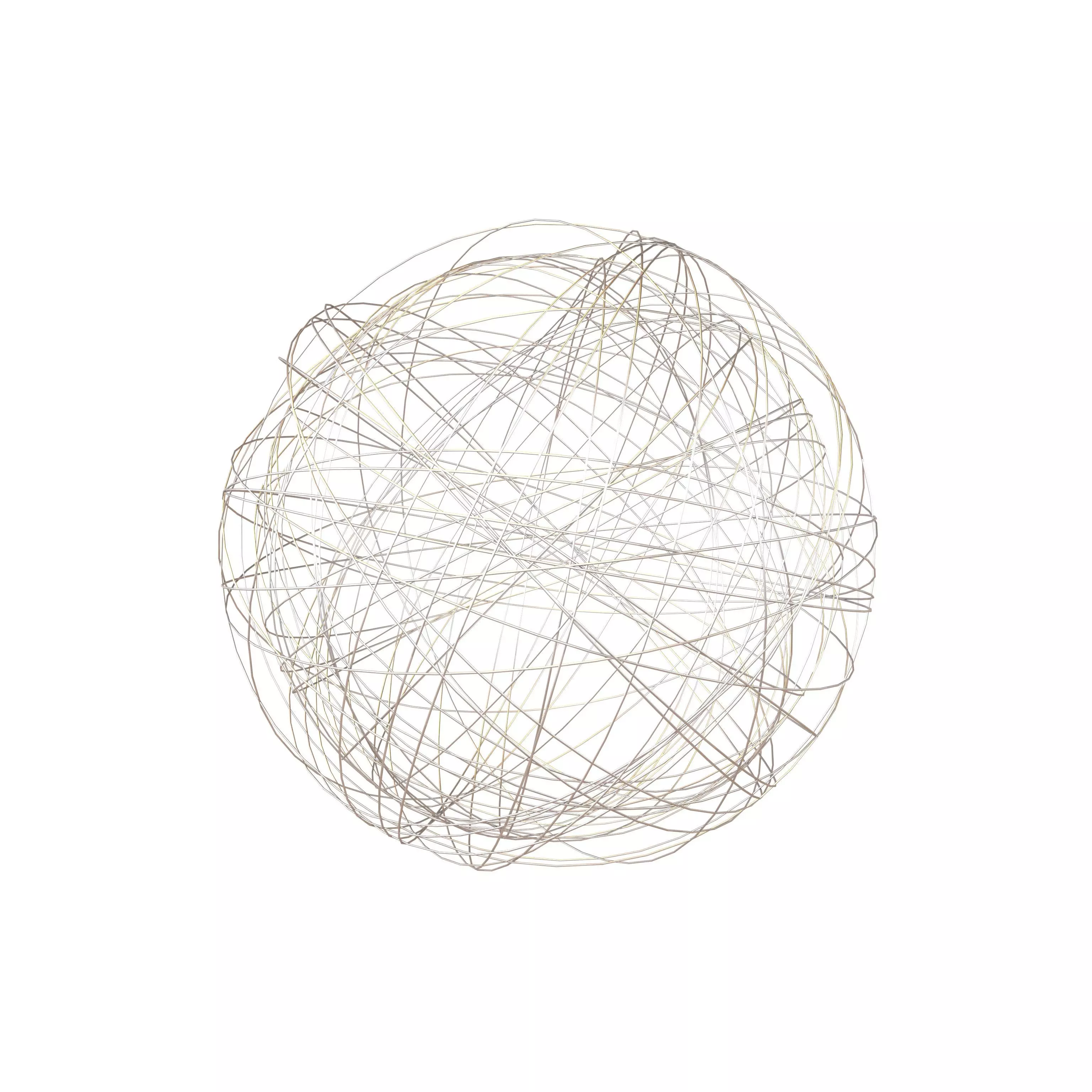 Abstract Sphere Ball v6 002 Low-poly 3D model_0