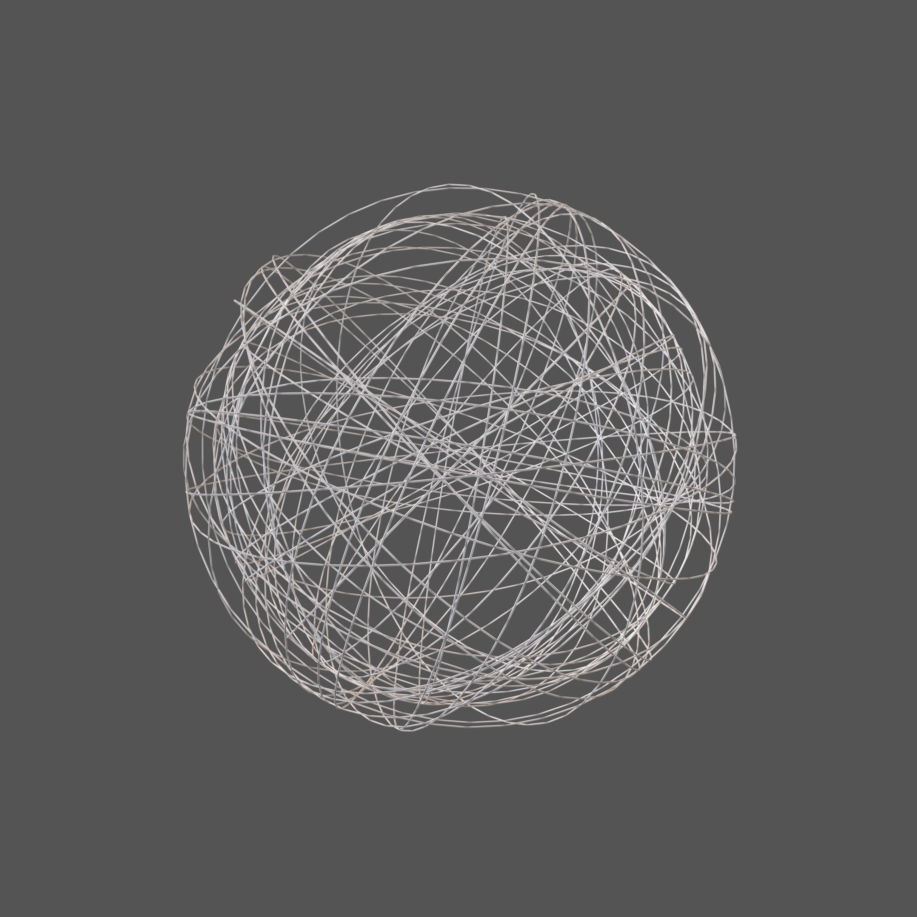 Abstract Sphere Ball v6 002 Low-poly 3D model_5