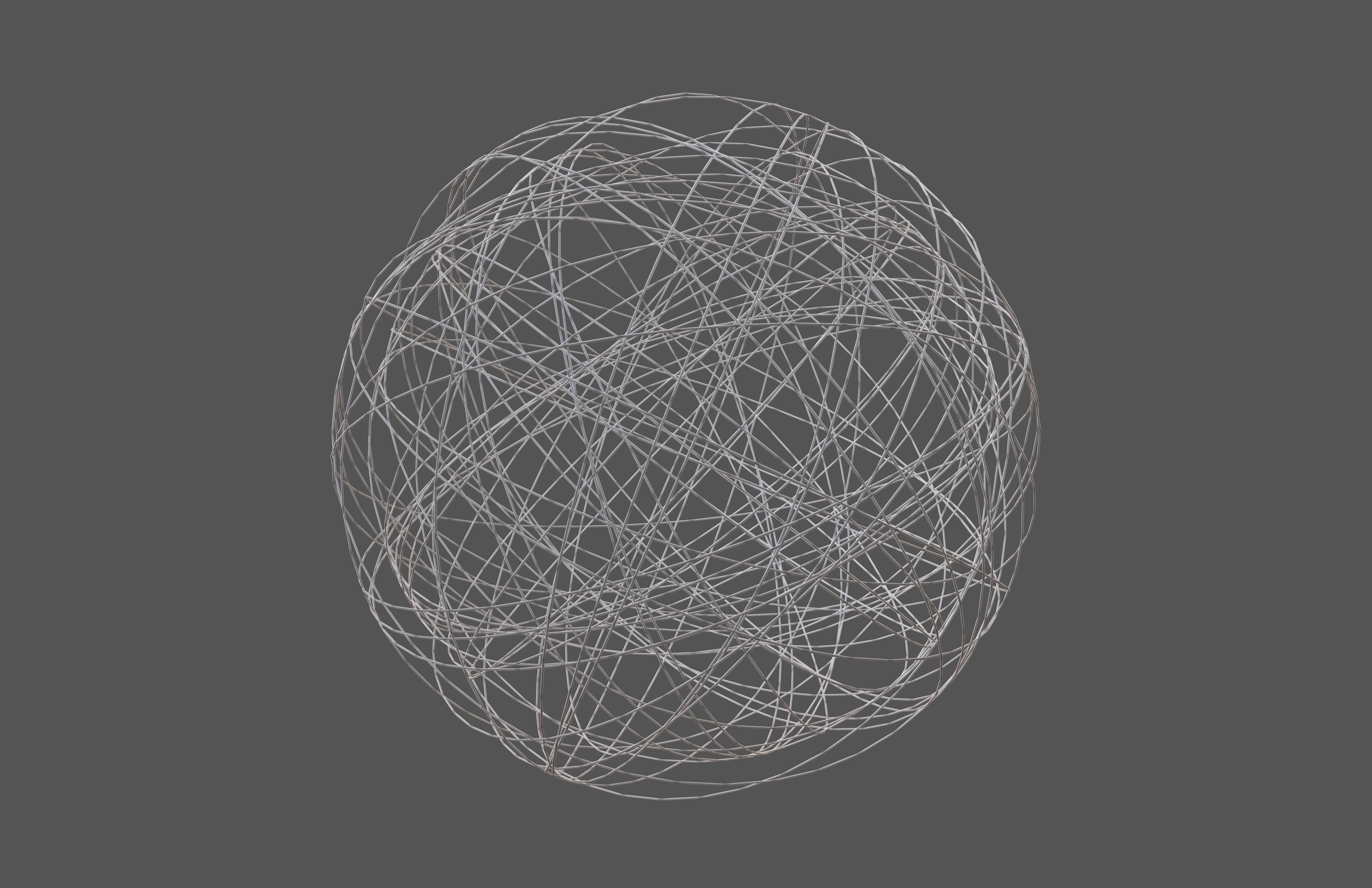 Abstract Sphere Ball v6 002 Low-poly 3D model_7
