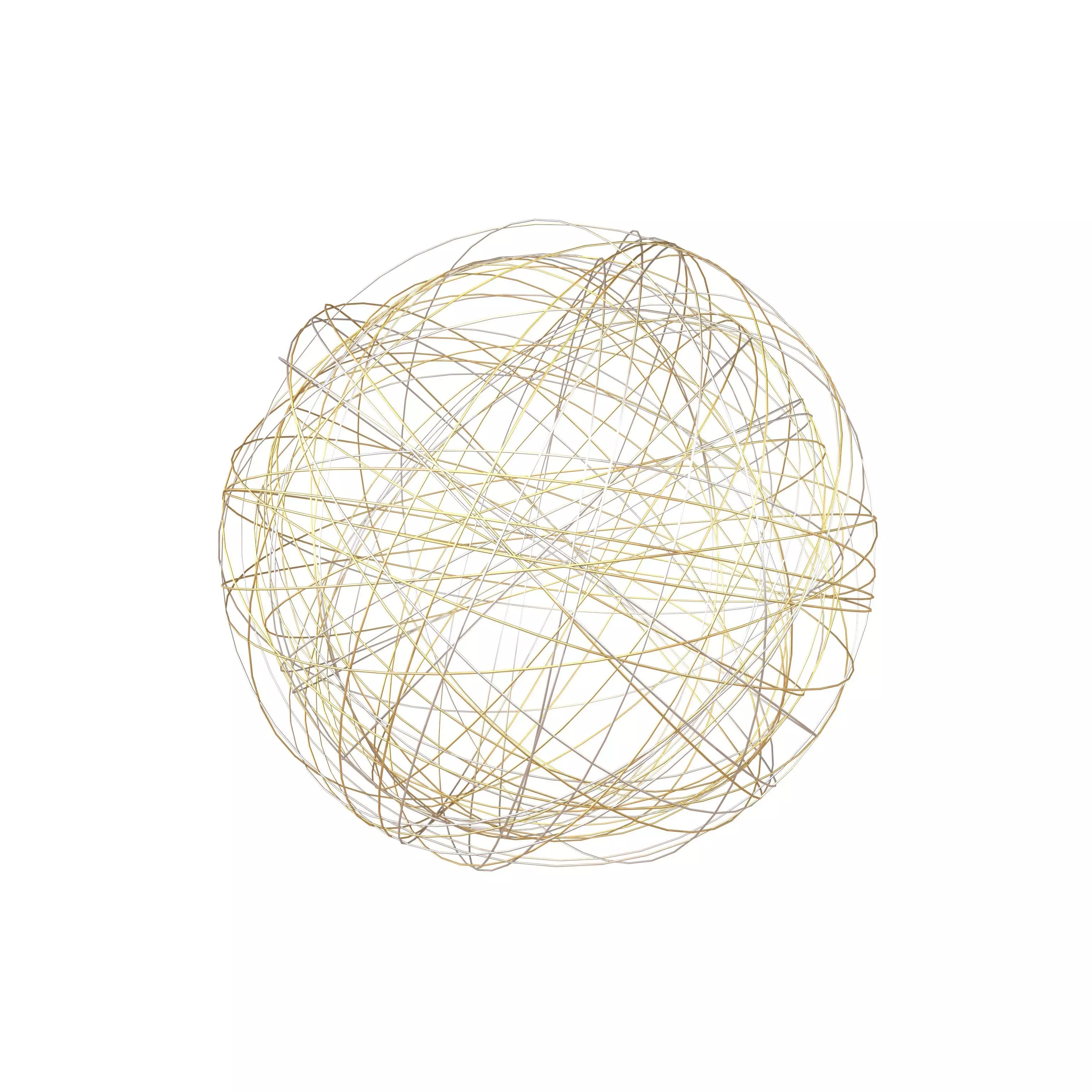 Abstract Sphere Ball v6 003 Low-poly 3D model
