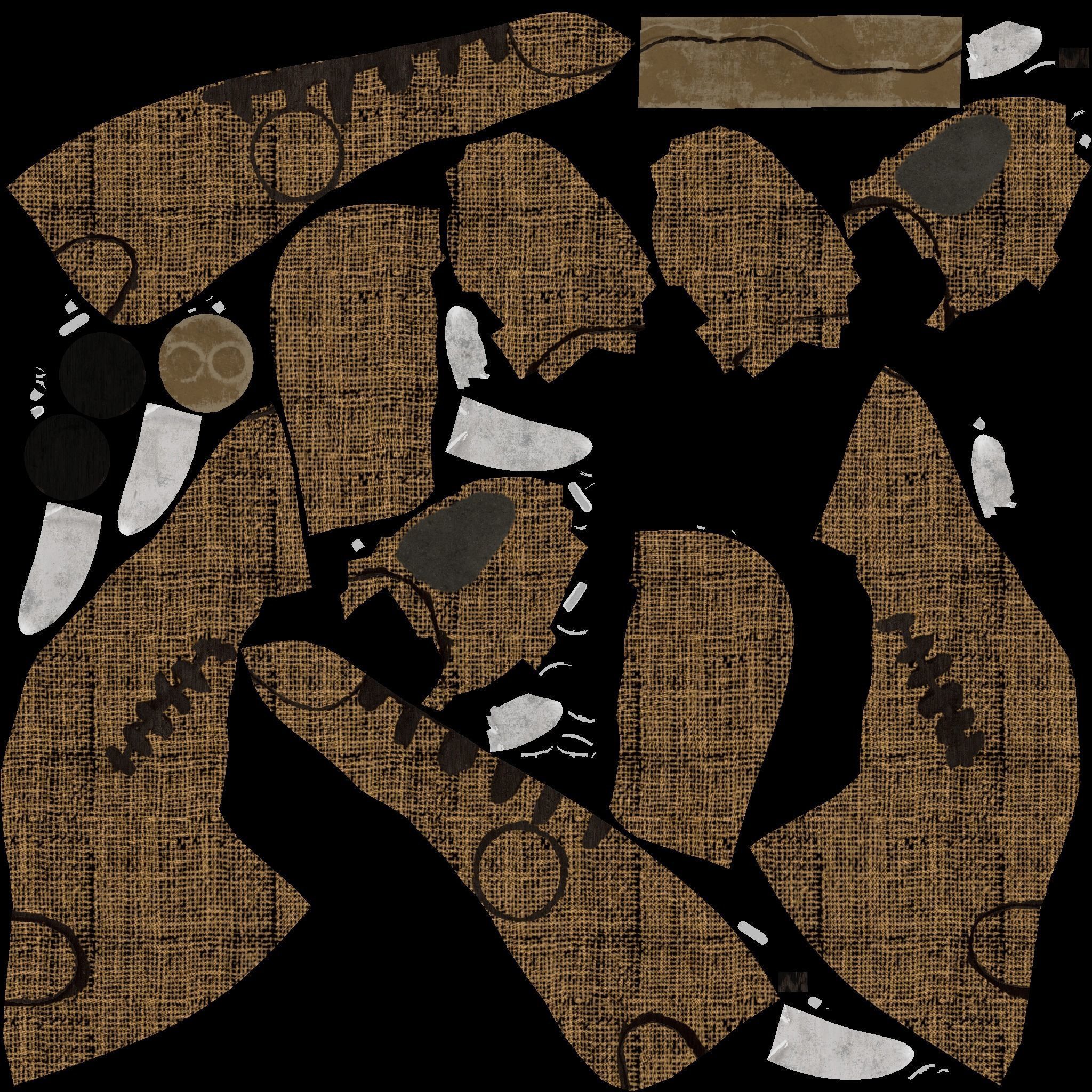 Tim Burton puppets  3D model_5