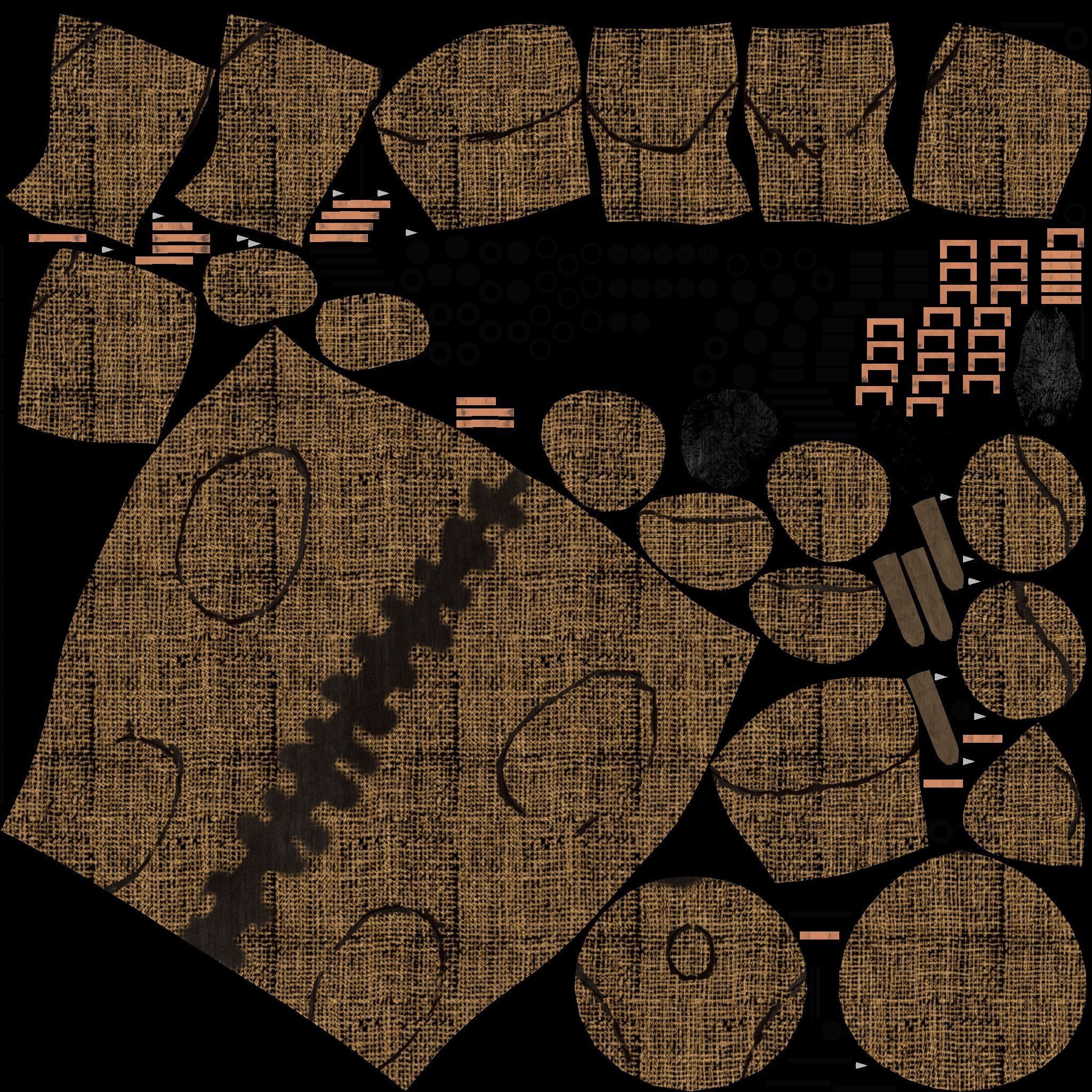 Tim Burton puppets  3D model_14