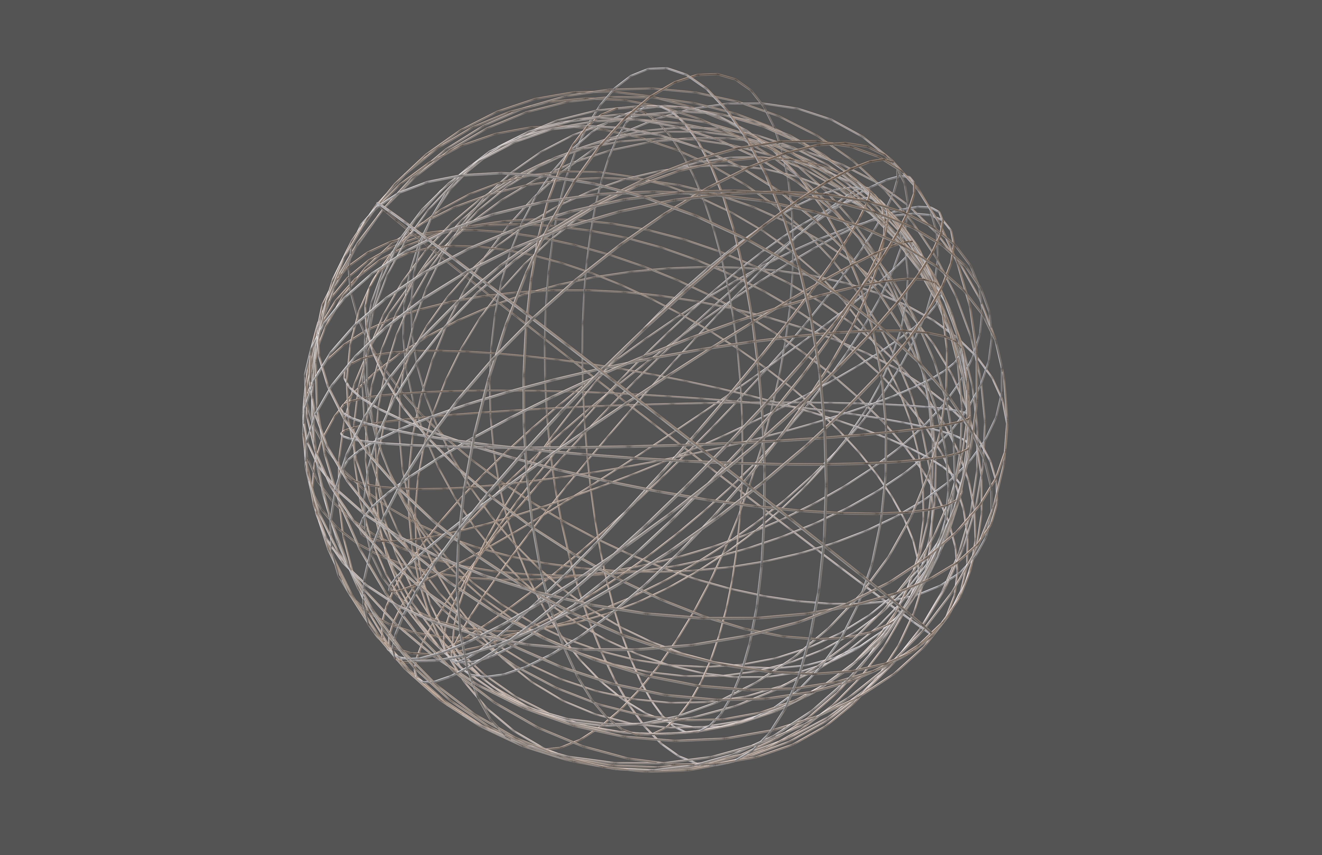 Abstract Sphere Ball v6 005 Low-poly 3D model_6
