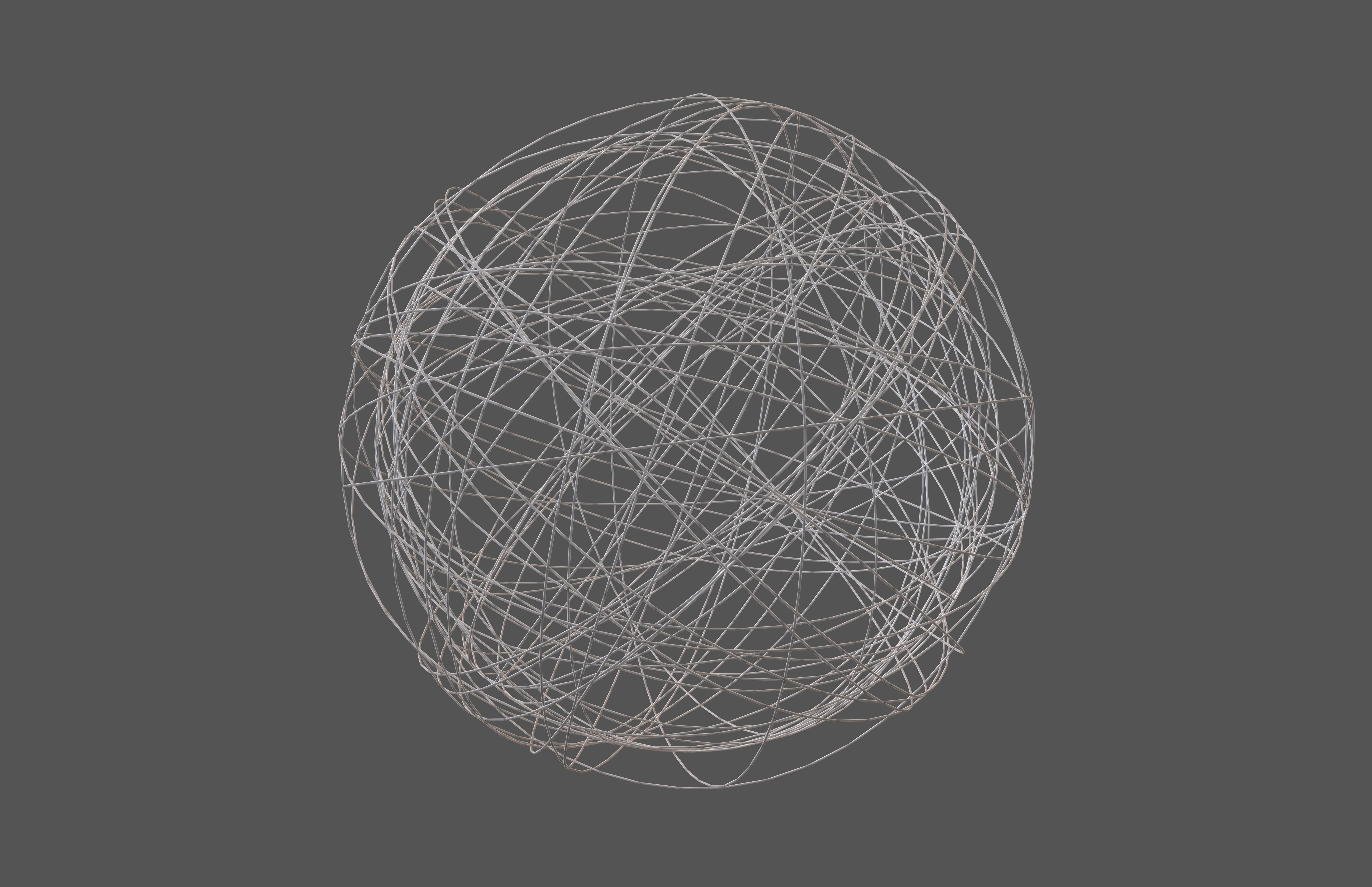 Abstract Sphere Ball v6 005 Low-poly 3D model_4