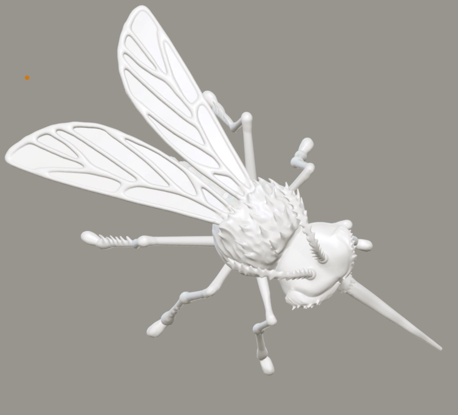 Funny stylized Mosquito 3D print model_2