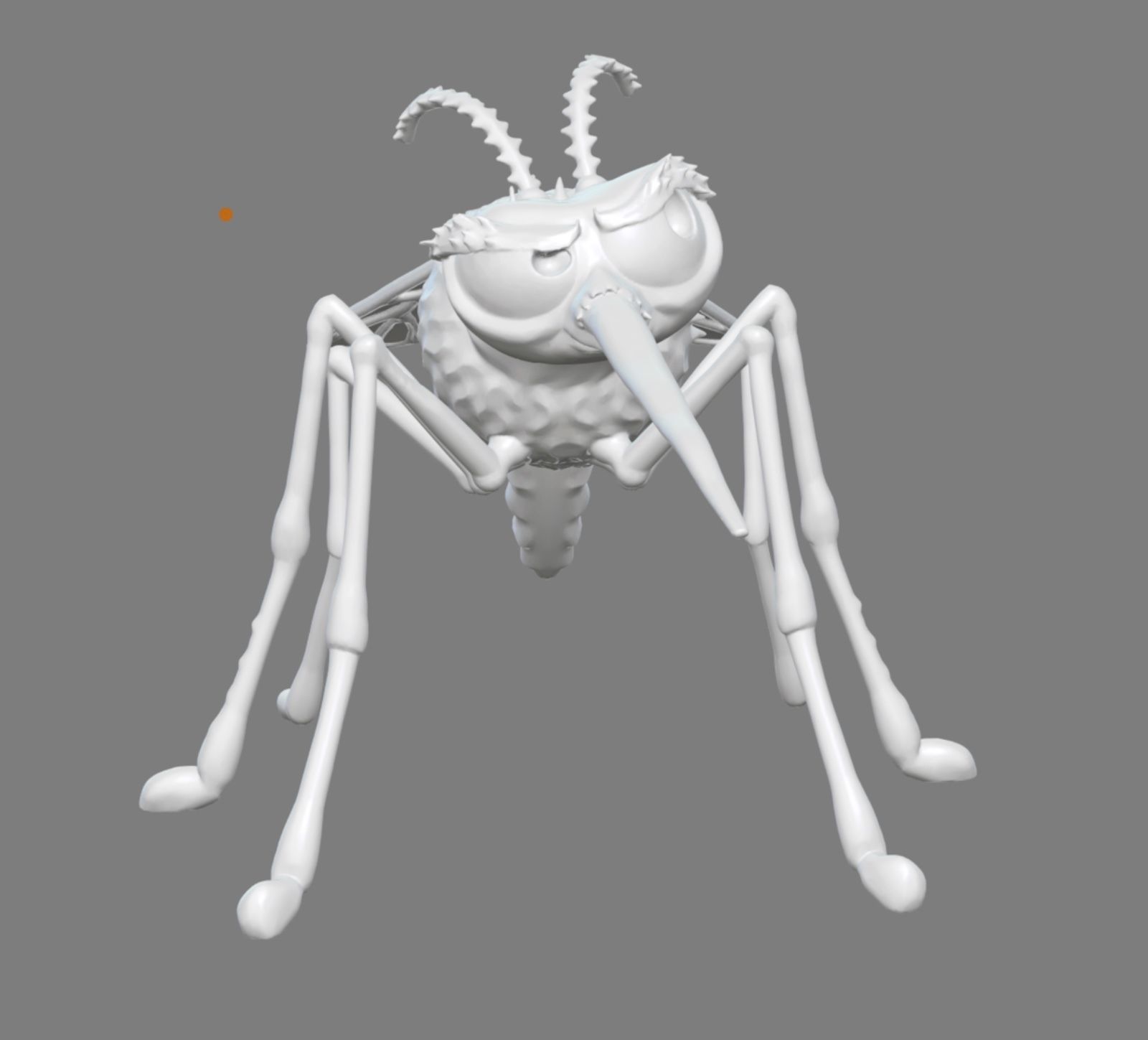 Funny stylized Mosquito 3D print model_6