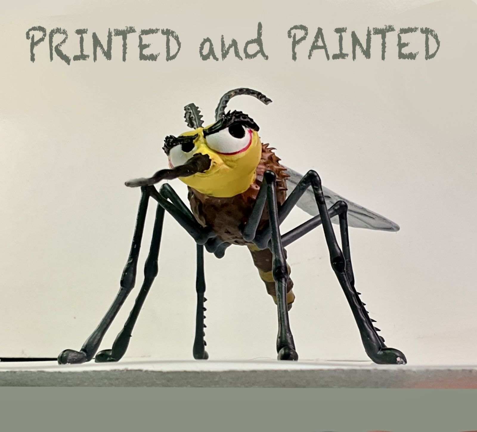 Funny stylized Mosquito 3D print model_8