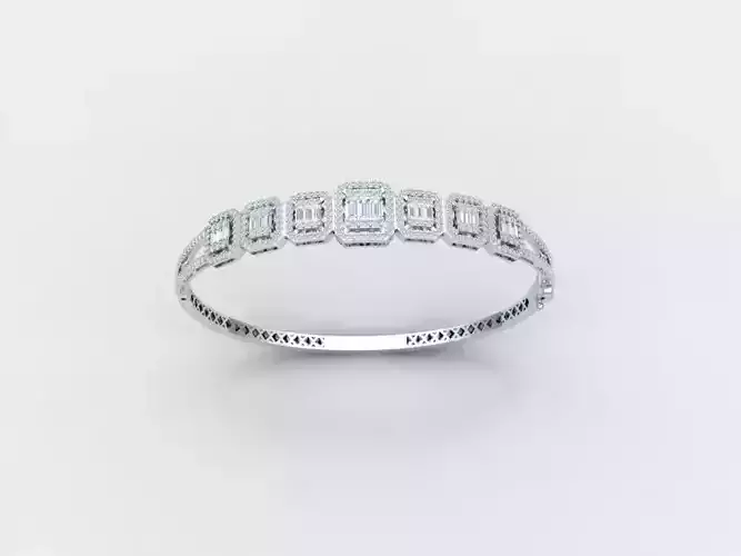 woman baguette bracelet