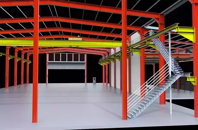 Factory Building Steel Construction indusrial warehouse Hall