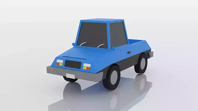 Low poly truck