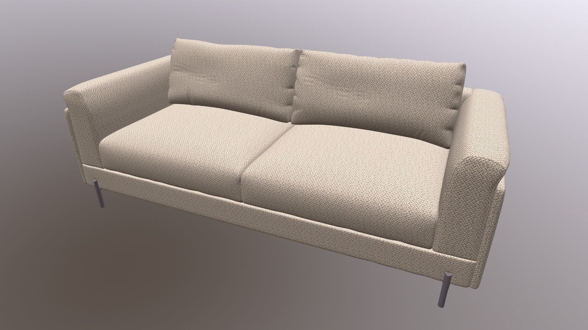 Limari Home Rodolphe abric Upholstered Sofa 3D model_5