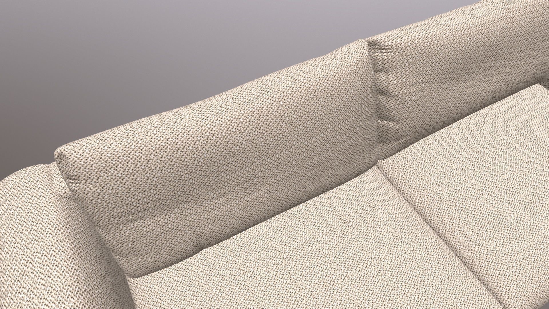 Limari Home Rodolphe abric Upholstered Sofa 3D model_6