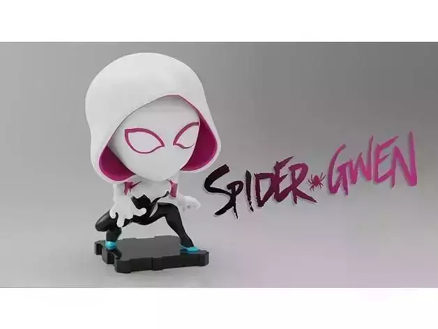 Spider Gwen 3D Print Model