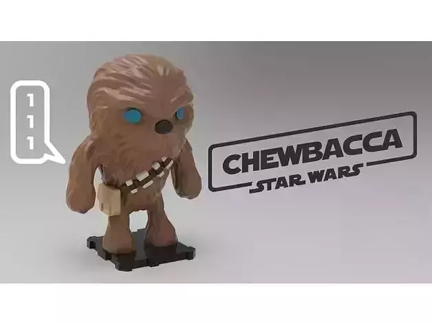 Chewbacca 3D Printing Creation