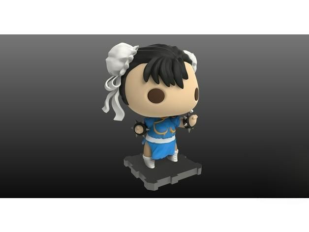 Chun-Li 3D Printing Masterpiece 3D print model_3