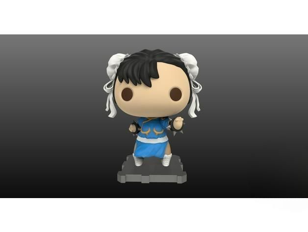 Chun-Li 3D Printing Masterpiece 3D print model_2