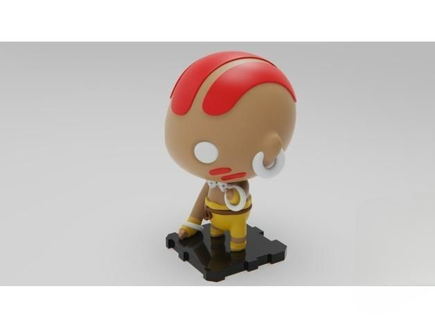 Dhalsim 3D Printing Creation 3D print model_2