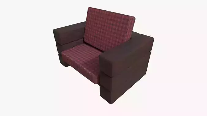 wooden sofa