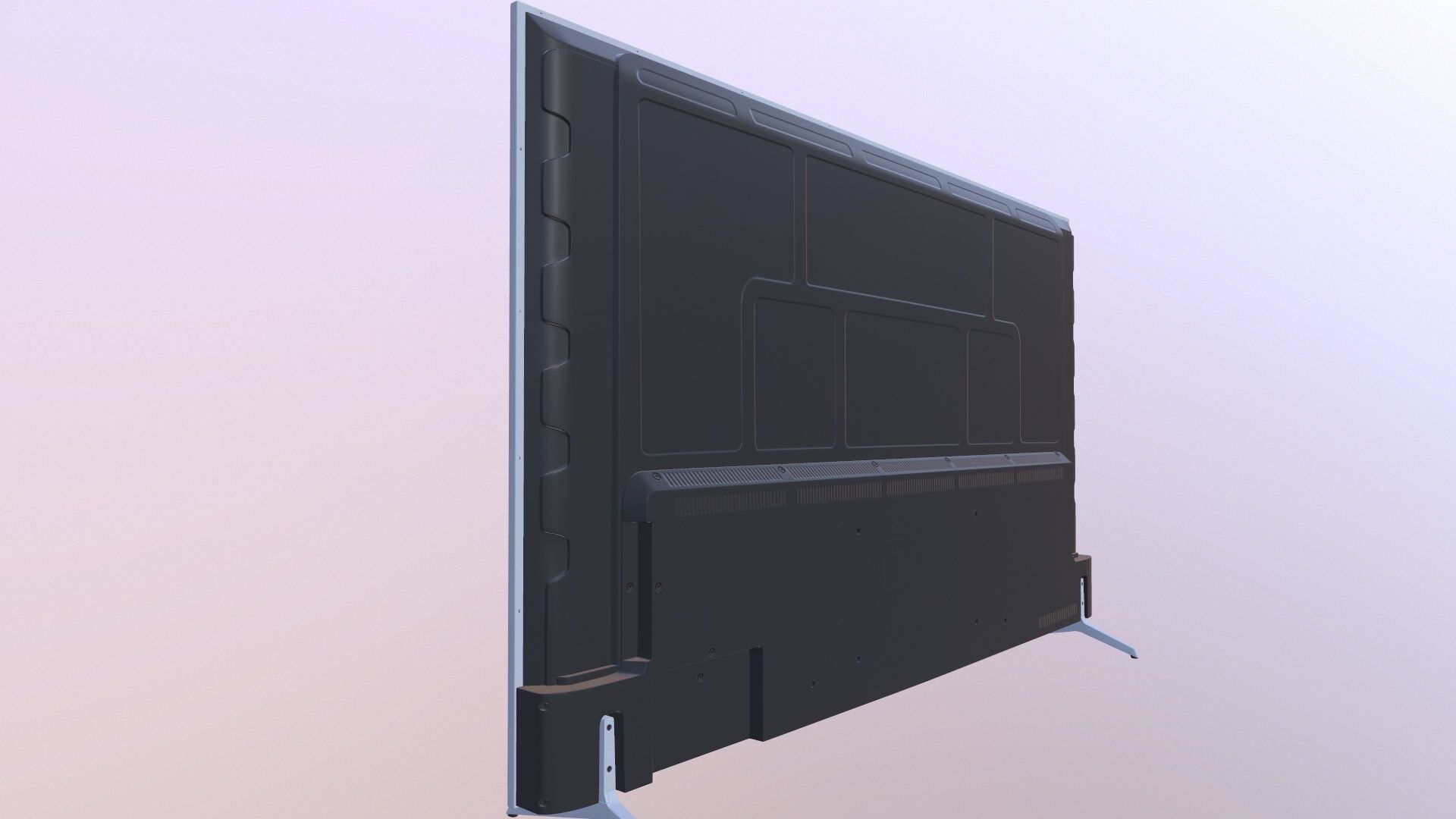 VU LED TV 3D model_12