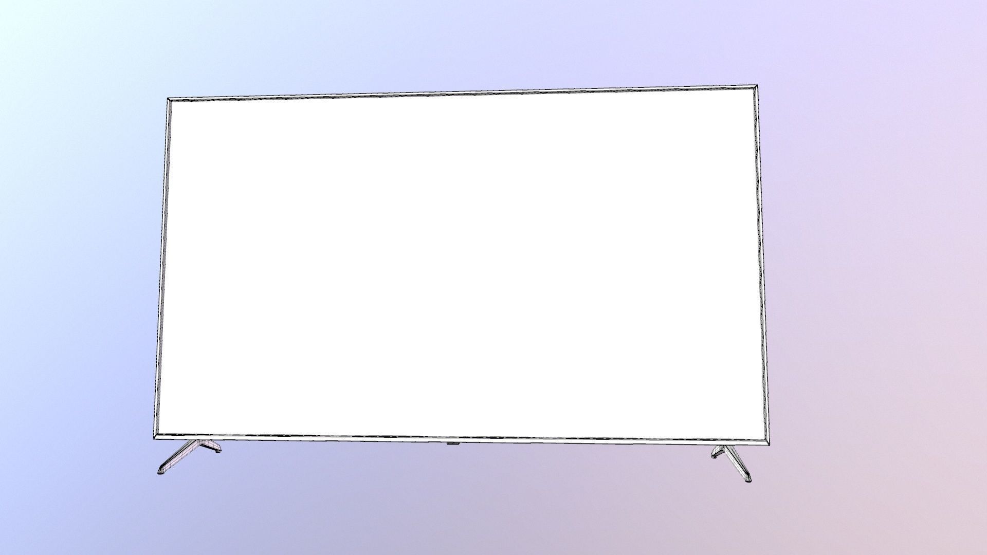 VU LED TV 3D model_15
