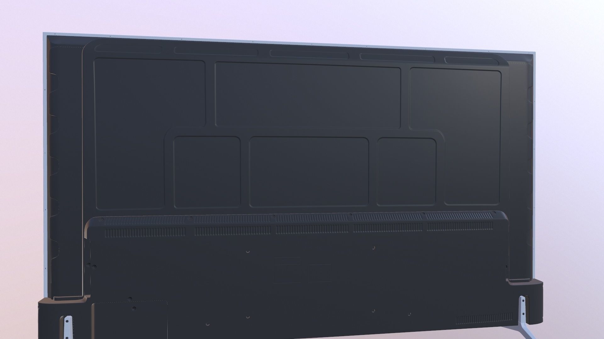 VU LED TV 3D model_5