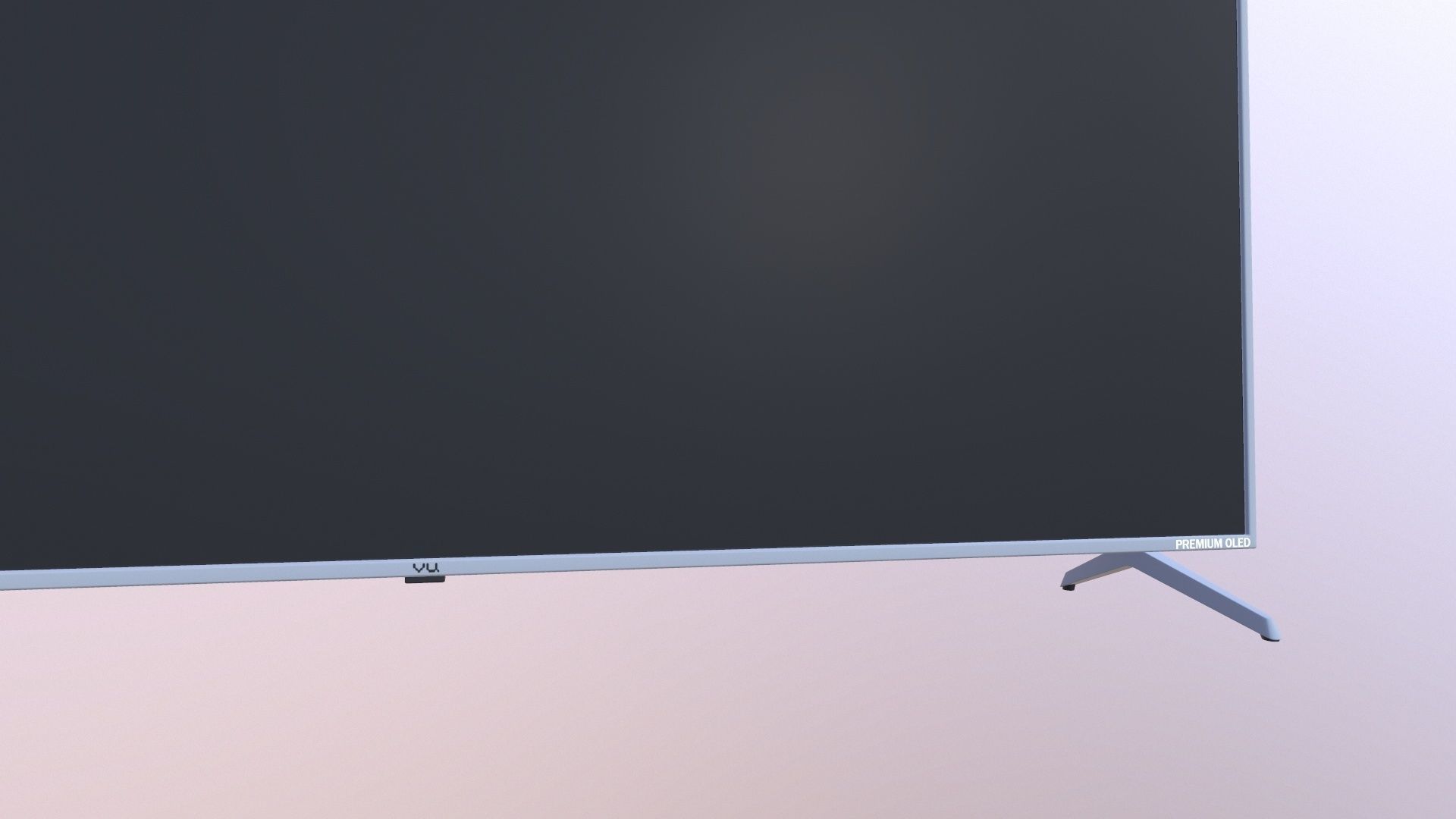 VU LED TV 3D model_2