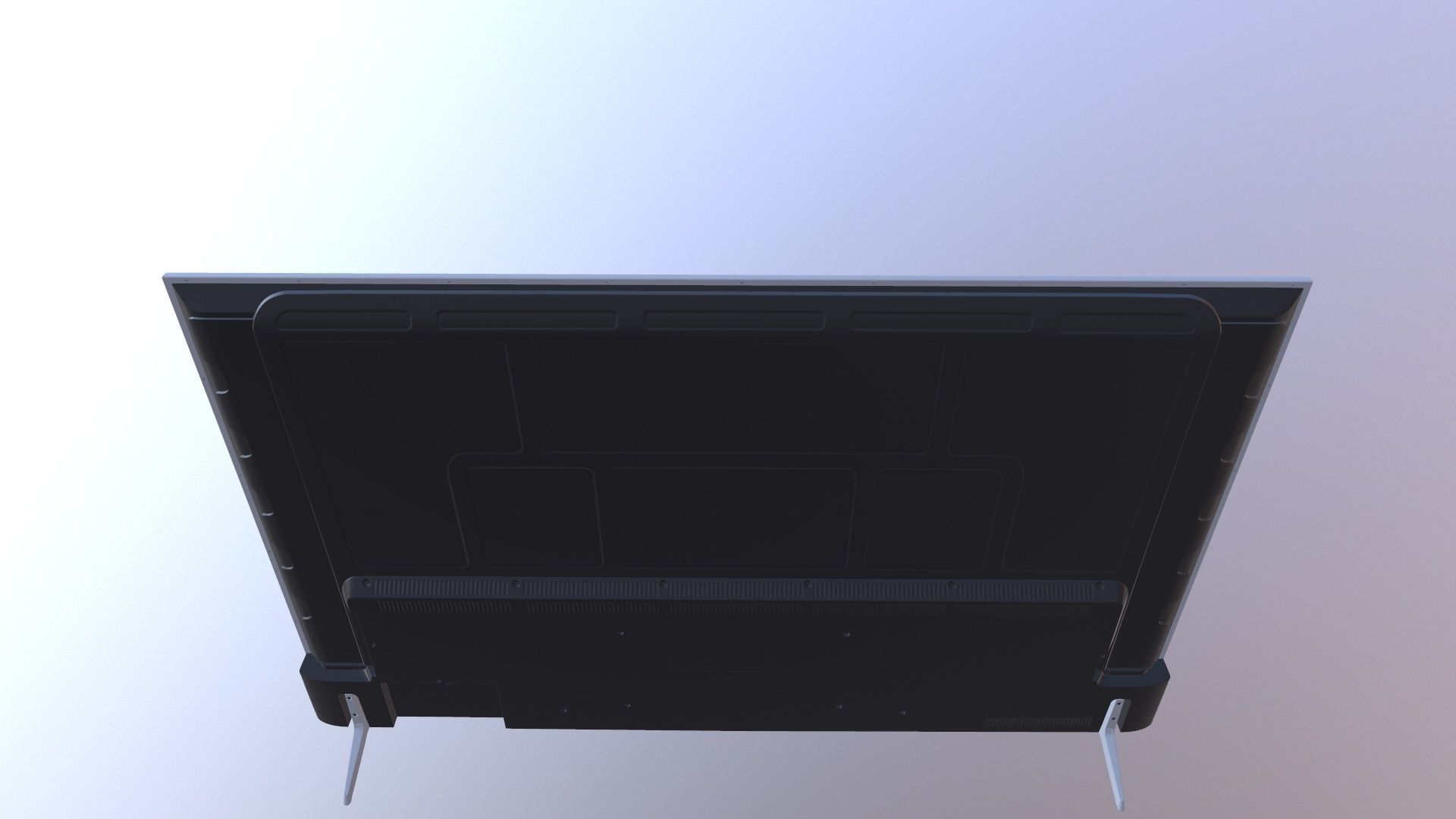 VU LED TV 3D model_8