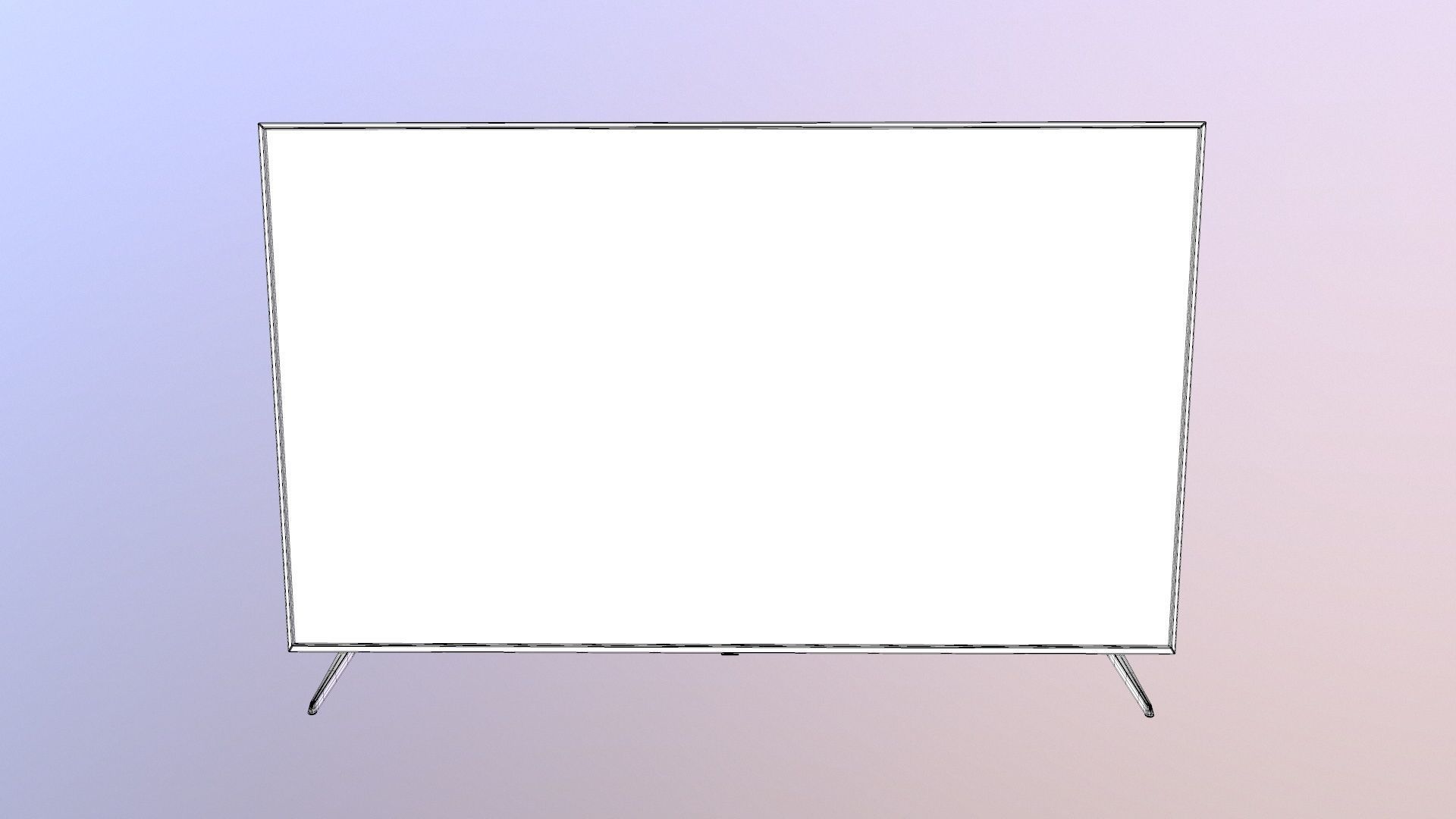 VU LED TV 3D model_18