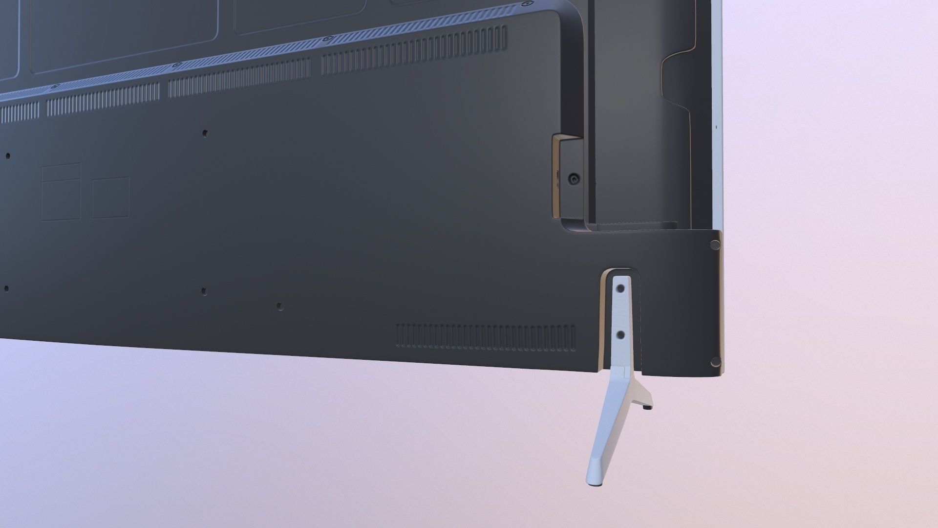 VU LED TV 3D model_7