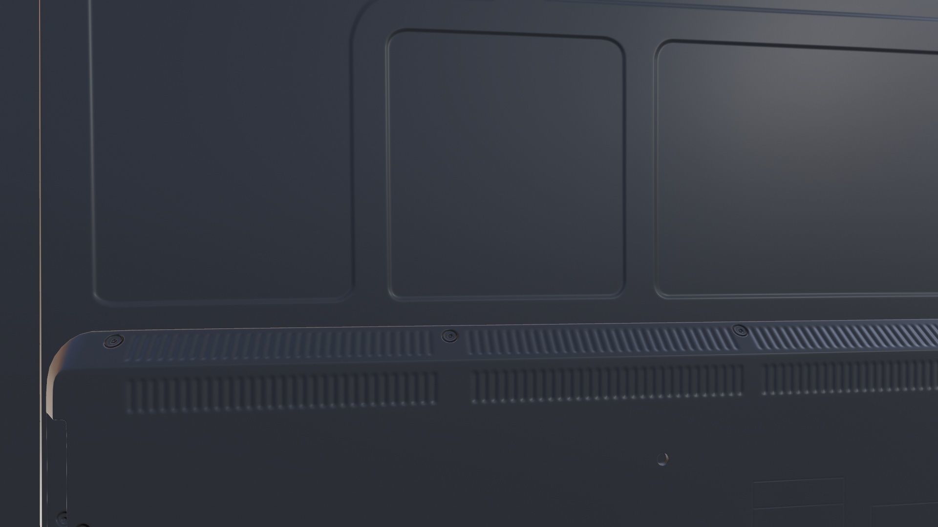 VU LED TV 3D model_3