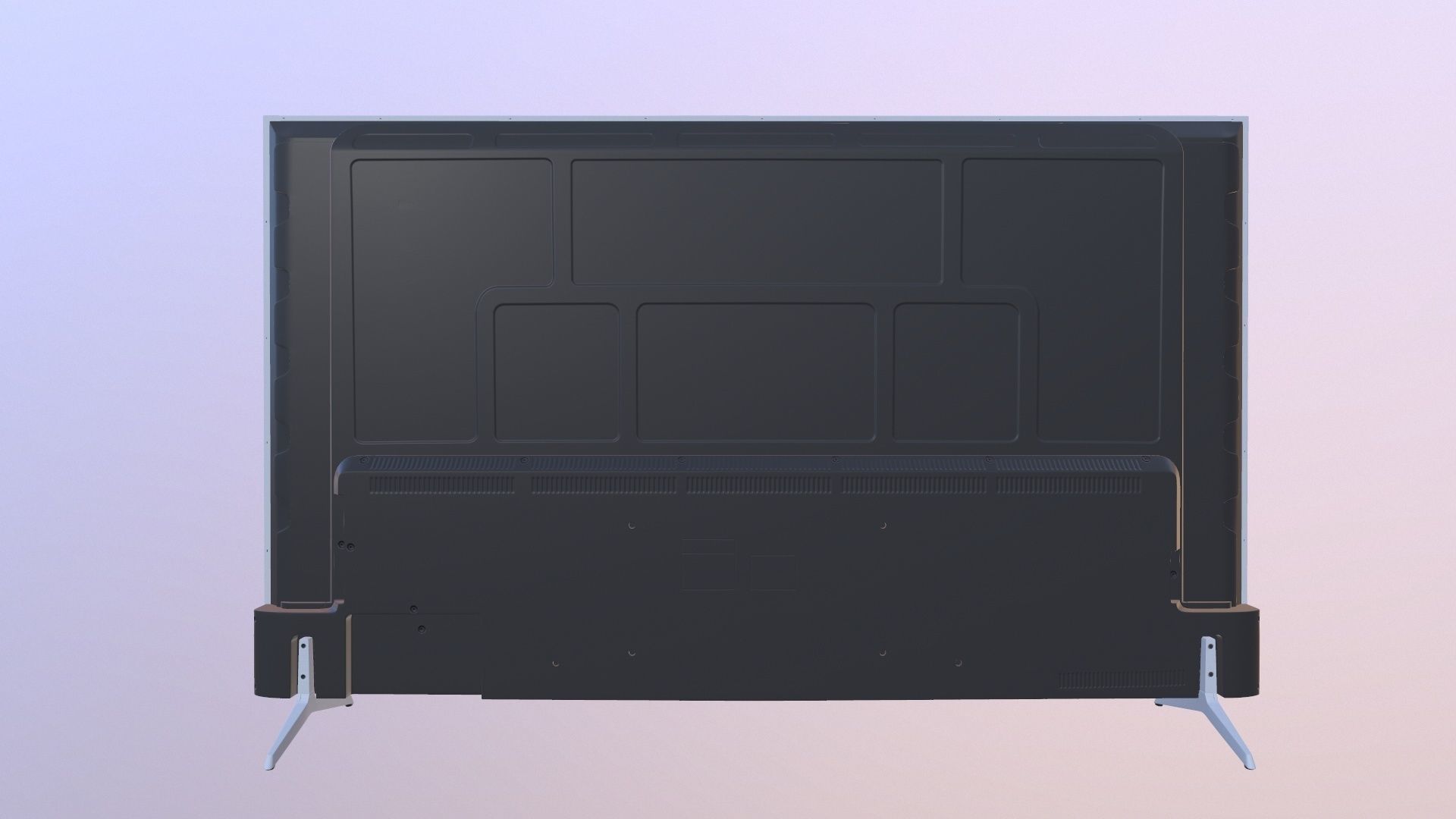 VU LED TV 3D model_6