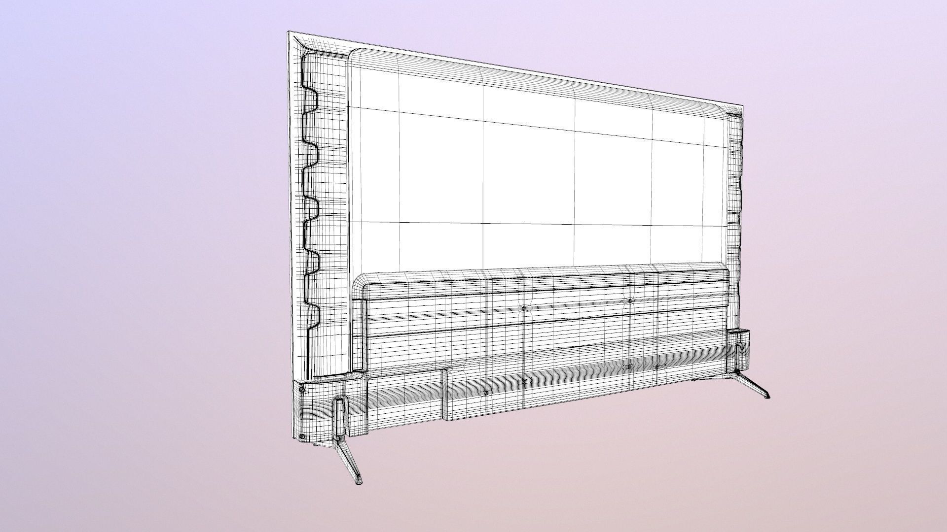 VU LED TV 3D model_20