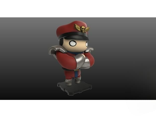 M Bison 3D Printed Artwork 3D print model_3