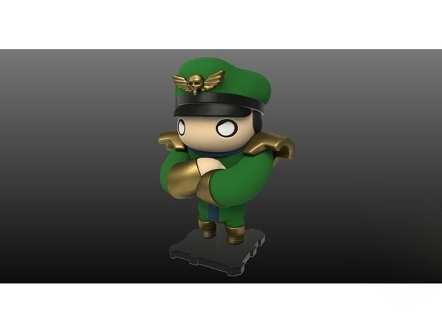 M Bison 3D Printed Artwork 3D print model_1