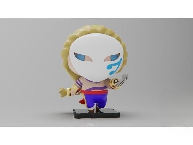 Vega Masked 3D Printing Creation 3D print model_1