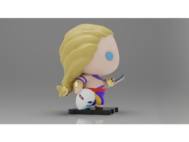 Vega Masked 3D Printing Creation 3D print model_3