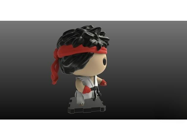 Street Fighter Ryu 3D Print Model 3D print model_3