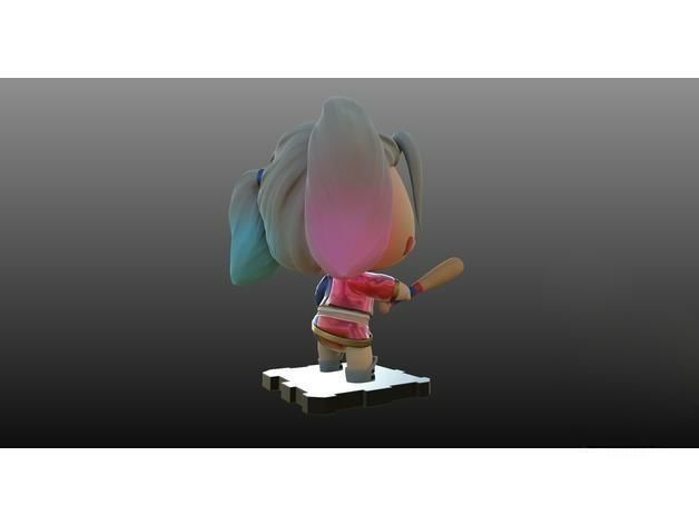 Harley Quinn 3D Printing Creation 3D print model_3