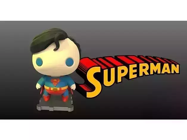 Superman Classic 3D Printing Masterpiece